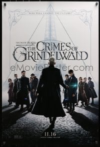 2w699 FANTASTIC BEASTS: THE CRIMES OF GRINDELWALD teaser DS 1sh 2018 who will change the future?