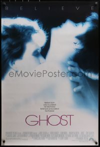 2w714 GHOST 1sh 1990 classic romantic close up of spirit Patrick Swayze & sexy Demi Moore!