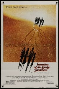 2w780 INVASION OF THE BODY SNATCHERS advance 1sh 1978 Philip Kaufman sci-fi, read the Dell book!