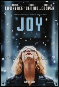 2w791 JOY style A int'l teaser DS 1sh 2015 Robert De Niro, Jennifer Lawrence in the title role!