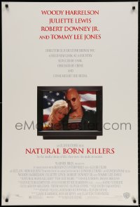 2w853 NATURAL BORN KILLERS DS 1sh 1994 Oliver Stone, Woody Harrelson & Juliette Lewis on TV!