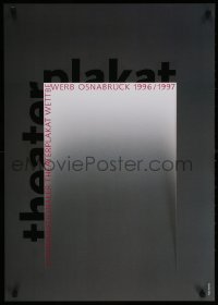 2w431 3 INTERNATIONALER THEATERPLAKAT WETTBEWERB 23x33 German special poster 1996 Holger Matthies!