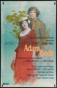 2w178 ADAM BEDE tv poster 1992 novel by George Eliot, Iain Glen in the title role!