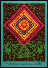 2w002 BIG BROTHER & THE HOLDING COMPANY/CHARLATANS/BLUE CHEER 14x20 music poster 1967 Moscoso art!