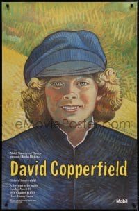 2w183 DAVID COPPERFIELD tv poster 1986 Colin Hurley in the title role, Paul Davis art!