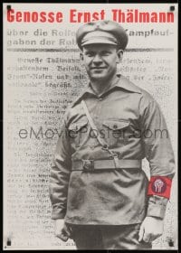 2w488 GENOSSE ERNST THALMANN 23x32 East German special poster 1980 the leader of Communist Party!