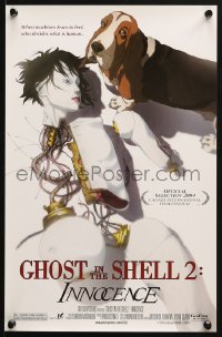2w168 GHOST IN THE SHELL 2: INNOCENCE mini poster 2004 Mamoru Oshii, cool sci-fi anime design!
