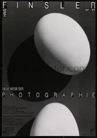 2w236 HANS FINSLER NEUE WEGE DER PHOTOGRAPHIE 27x39 German museum/art exhibition 1991 eggs!