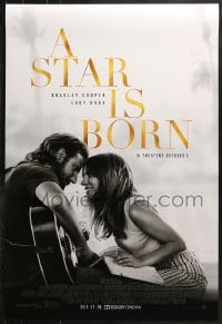 2w932 STAR IS BORN advance DS 1sh 2018 Bradley Cooper stars and directs, romantic image w/Lady Gaga!
