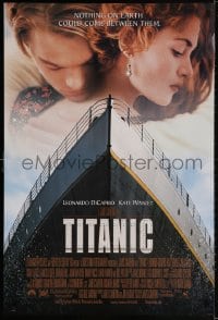 2w956 TITANIC DS 1sh 1997 Leonardo DiCaprio, Kate Winslet, directed by James Cameron!