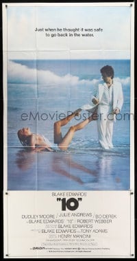 2x371 '10' 3sh 1979 Blake Edwards, Dudley Moore & sexy Bo Derek, great Jaws parody tagline!