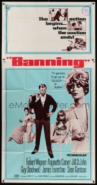 2x392 BANNING 3sh 1967 Robert Wagner, Jill St. John, the action begins when the auction ends!