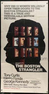 2x406 BOSTON STRANGLER 3sh 1968 Tony Curtis, Henry Fonda, he killed thirteen girls, different!!