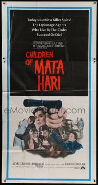 2x422 CHILDREN OF MATA HARI int'l 3sh 1970 ruthless killer spies who live by the code succeed or die