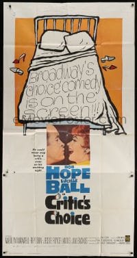 2x431 CRITIC'S CHOICE 3sh 1963 Bob Hope, Lucille Ball, Broadway's choice comedy on the screen!