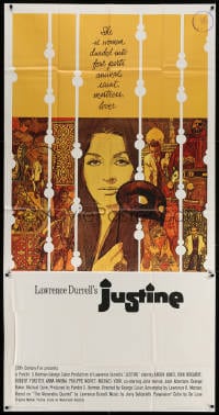 2x506 JUSTINE int'l 3sh 1969 super sexy Anouk Aimee is an animal, saint, mistress & lover!