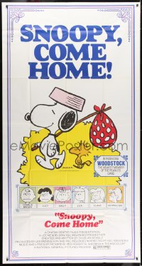 2x601 SNOOPY COME HOME 3sh 1972 Peanuts, Charlie Brown, great Schulz art of Snoopy & Woodstock!