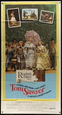 2x629 TOM SAWYER 3sh 1973 Johnny Whitaker & young Jodie Foster in Mark Twain's classic story!