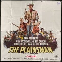2x074 PLAINSMAN 6sh 1966 Don Murray, in the land of giants, their guns were law & legend!