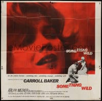 2x086 SOMETHING WILD 6sh 1962 Ralph Meeker, giant super close up of Carroll Baker!