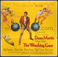 2x117 WRECKING CREW 6sh 1969 McGinnis art of Dean Martin as Matt Helm, sexy Sommer, Tate & Kwan!