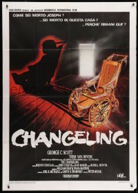 2x713 CHANGELING Italian 1p 1982 creepy different wheelchair art by Tino Aller!