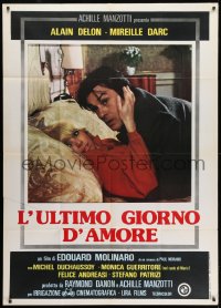 2x812 HURRIED MAN Italian 1p 1977 Edouard Molinaro's L'Homme Presse, Alain Delon & Mireille Darc!