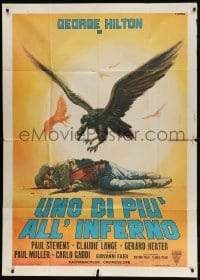 2x882 ONE MORE TO HELL Italian 1p 1968 Uno Di Piu All'Inferno, cool Casaro spaghetti western art!