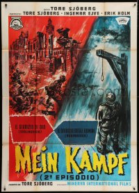 2x924 SECRETS OF THE NAZI CRIMINALS Italian 1p 1962 Mein Kampf II, Swedish WWII documentary!