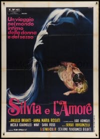 2x932 SILVIA E L'AMORE Italian 1p 1968 Renato Casaro art of Anna Maria Rosati & her lover!