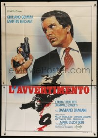 2x984 WARNING Italian 1p 1980 directed by Damiano Damiani, Renato Casaro art of Giuliano Gemma!