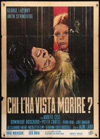 2x990 WHO SAW HER DIE Italian 1p 1972 Chi l'ha vista morire?, violent art by Enzo Nistri!