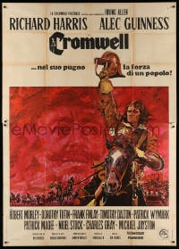 2x167 CROMWELL Italian 2p 1970 great Brian Bysouth artwork of Richard Harris & Alec Guinness!