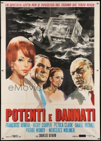 2x170 DAGGERS DRAWN Italian 2p 1964 Piovano art of Francoise Arnoul, Petula Clark & top cast!