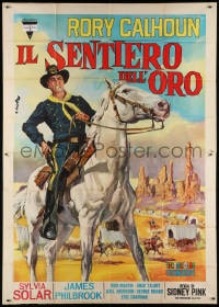 2x203 FINGER ON THE TRIGGER Italian 2p 1965 different Ciriello art of cavalry soldier Rory Calhoun!