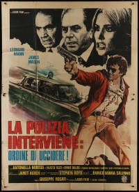 2x256 LEFT HAND OF THE LAW Italian 2p 1975 La Polizia interviene: ordine di uccidere, James Mason!