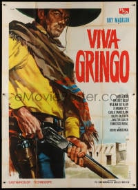 2x257 LEGACY OF THE INCAS Italian 2p 1966 spaghetti western art of Guy Madison by Renato Casaro!