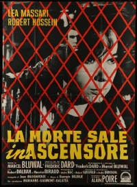2x293 PARIS PICK-UP Italian 2p 1963 Le Monte-Charge, Lea Massari, Robert Hossein, murder mystery!
