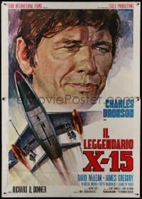 2x368 X-15 Italian 2p R1972 different Rodolfo Gasparri art of astronaut Charles Bronson!