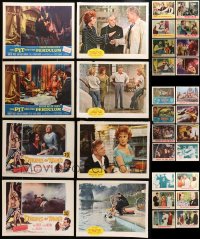 2y139 LOT OF 46 LOBBY CARDS 1950s-1960s incomplete sets from a variety of different movies!