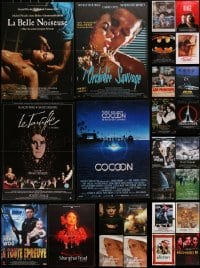 2y600 LOT OF 26 FORMERLY FOLDED 15x21 FRENCH POSTERS 1980s-2000s great images from a variety of movies!