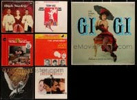 2y267 LOT OF 7 33 1/3 RPM MOVIE SOUNDTRACK RECORDS 1950s-1980s music from a variety of movies!