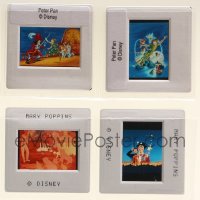 2y259 LOT OF 4 DISNEY RE-RELEASE 35MM SLIDES R1990s scenes from Peter Pan & Mary Poppins!