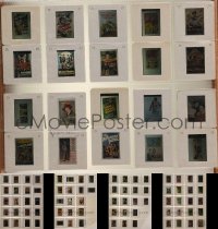 2y250 LOT OF 155 35MM SLIDES OF MOVIE POSTERS FROM AUCTIONS 1990s a variety of full-color images!