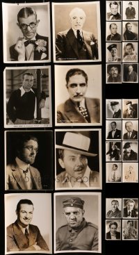 2y512 LOT OF 28 8X10 STILLS OF MALE PORTRAITS 1930s great images of leading & supporting men!