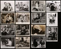 2y529 LOT OF 15 8X10 STILLS OF STARS WITH BOOKS 1930s-1980s a variety of great movie scenes!