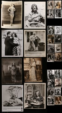 2y513 LOT OF 28 8X10 STILLS 1930s-1980s a variety of great movie scenes & star portraits!