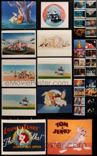 2y373 LOT OF 58 COLOR CARTOON 8X10 REPRO PHOTOS 1990s a variety of animation images!