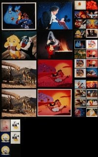 2y375 LOT OF 53 COLOR WALT DISNEY CARTOON 8X10 REPRO PHOTOS 1990s a variety of animation images!