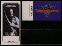 2y006 LOT OF 20 OUTLAND AND DRAGONSLAYER SNEAK PREVIEW TICKETS 1981 with image & credits!